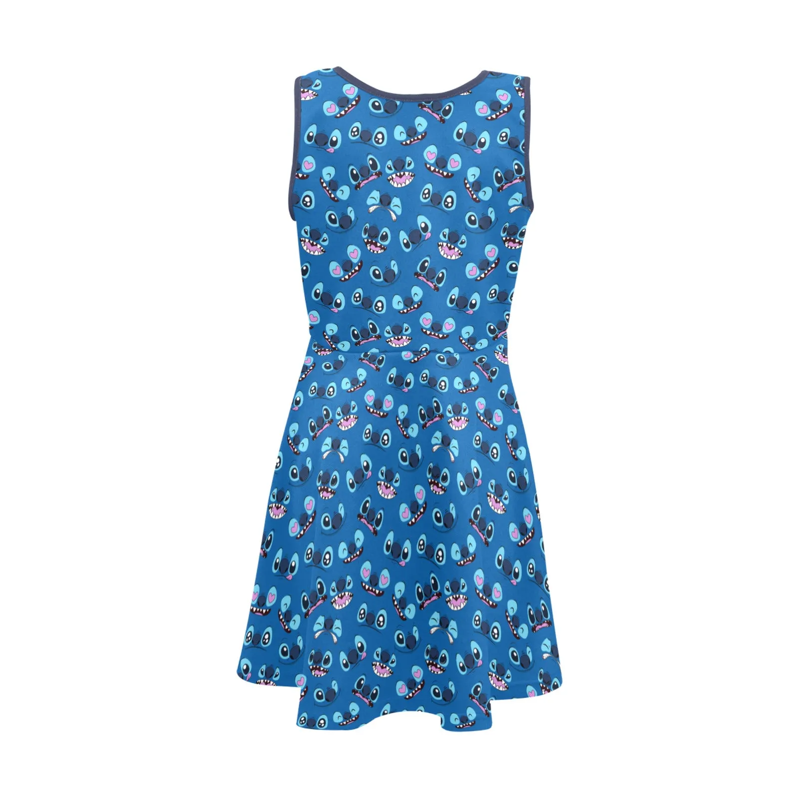 Disney Lilo And Stitch 626 Expressions Girls' Sleeveless Sundress