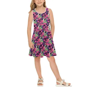 Disney Mulan Blooming Flowers Girls' Sleeveless Sundress