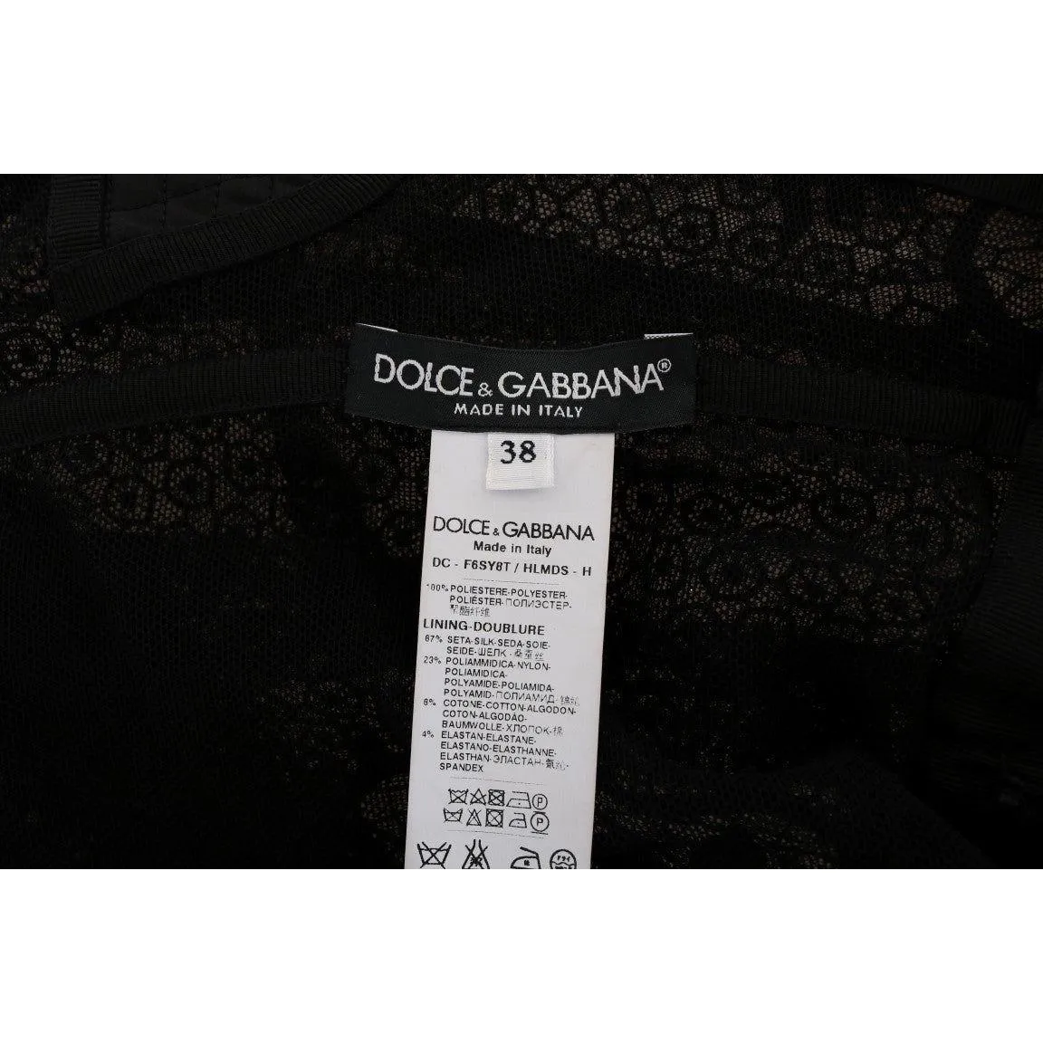 Dolce & Gabbana Elegant Full Length Black Sheath Maxi Dress