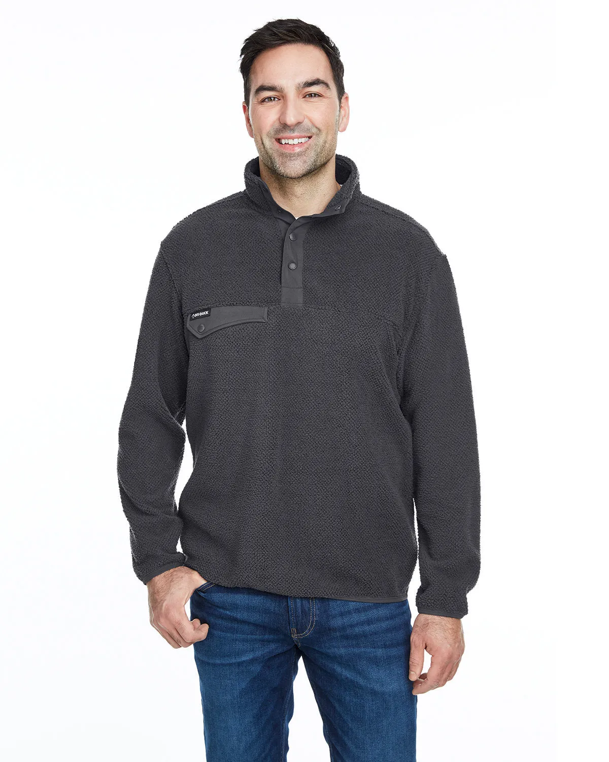 Dri Duck Men's Brooks Sherpa Fleece Pullover