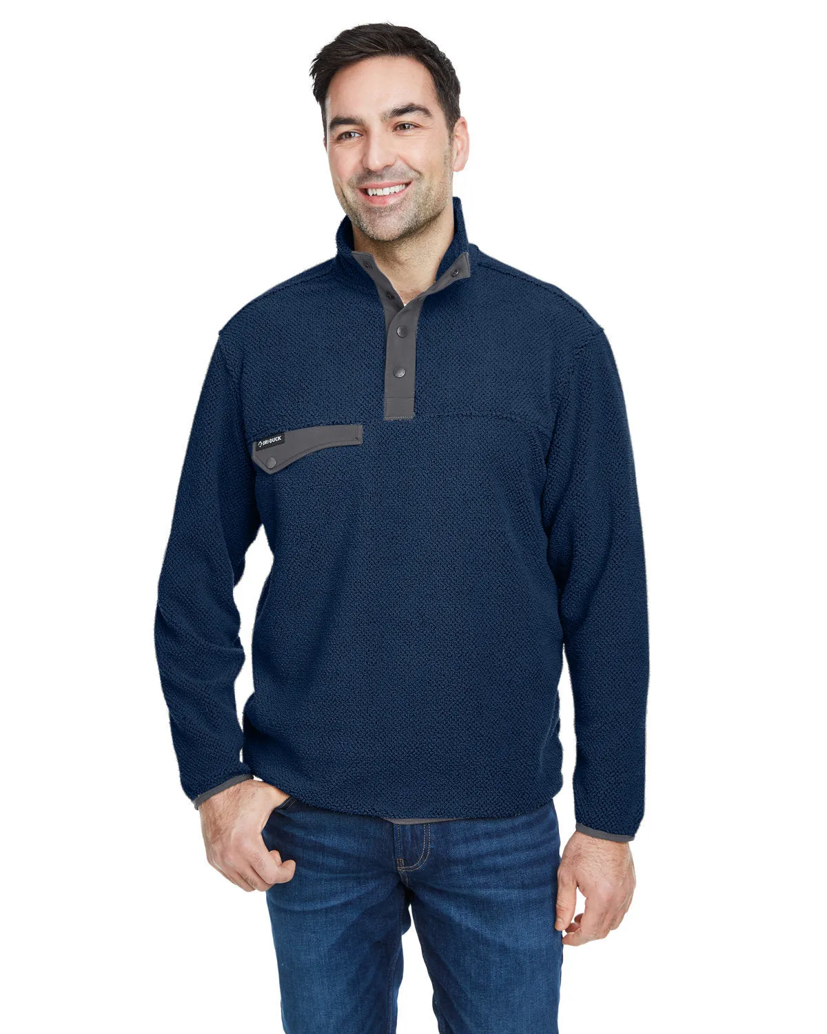 Dri Duck Men's Brooks Sherpa Fleece Pullover