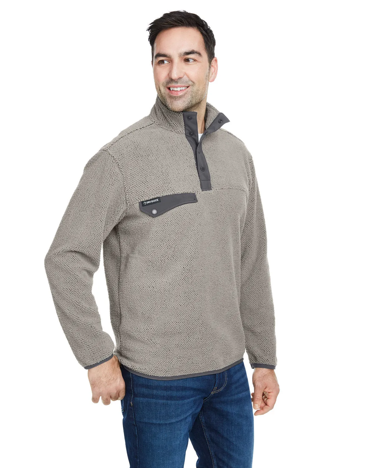 Dri Duck Men's Brooks Sherpa Fleece Pullover