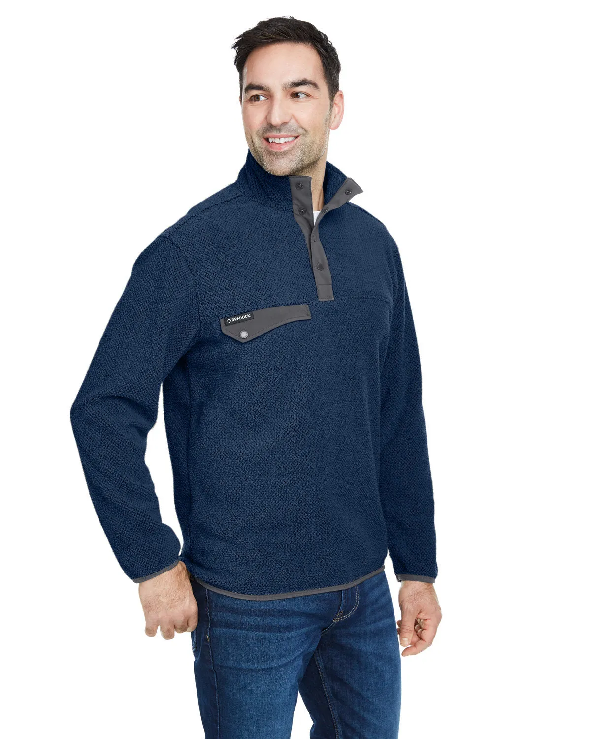 Dri Duck Men's Brooks Sherpa Fleece Pullover