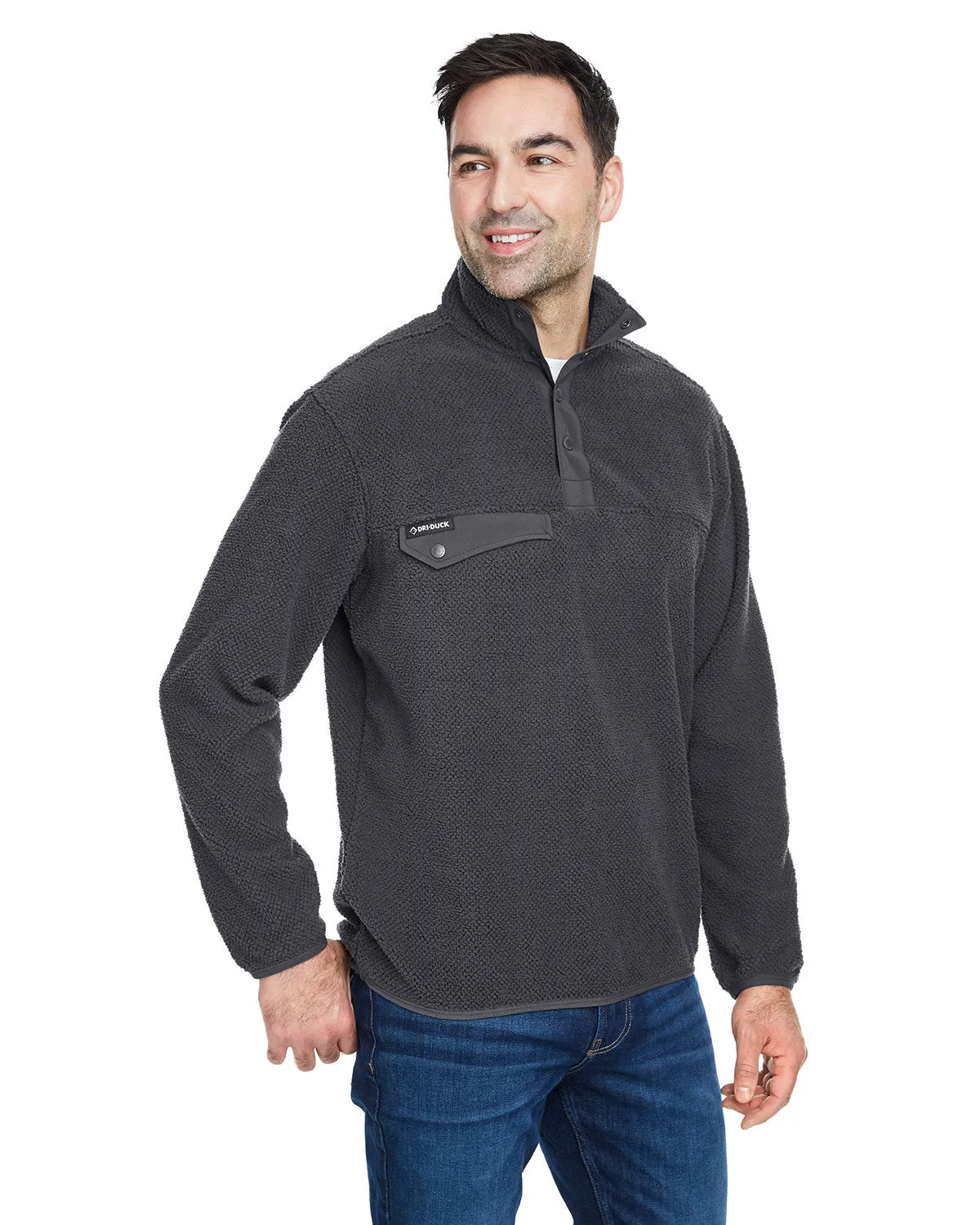 Dri Duck Men's Brooks Sherpa Fleece Pullover