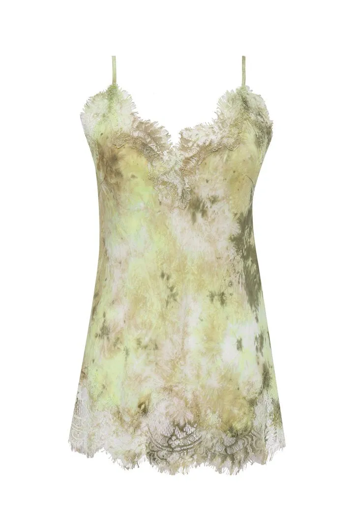 Ella Tie Dye Camisole - Muted Olive