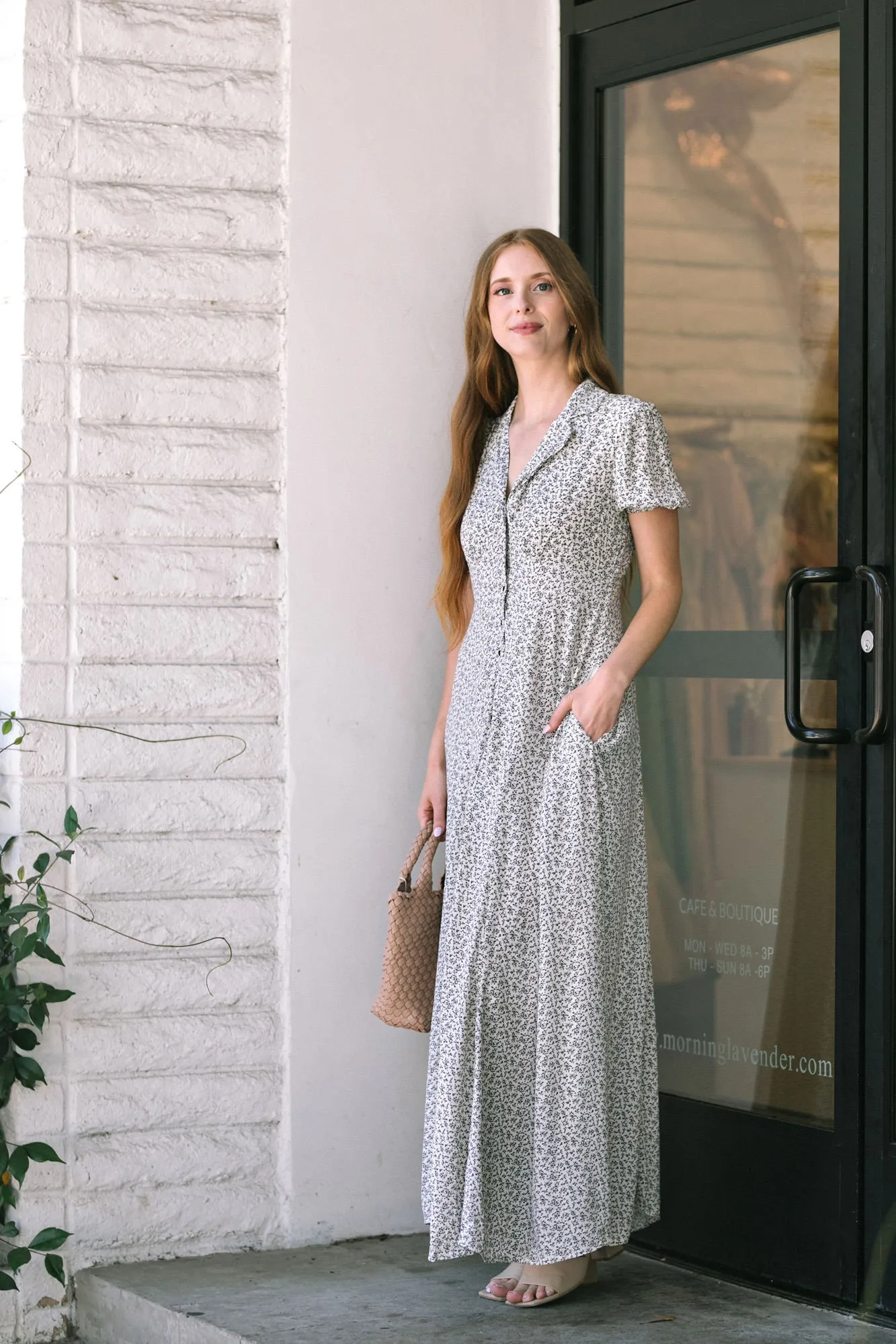 Erin Collared Maxi Dress