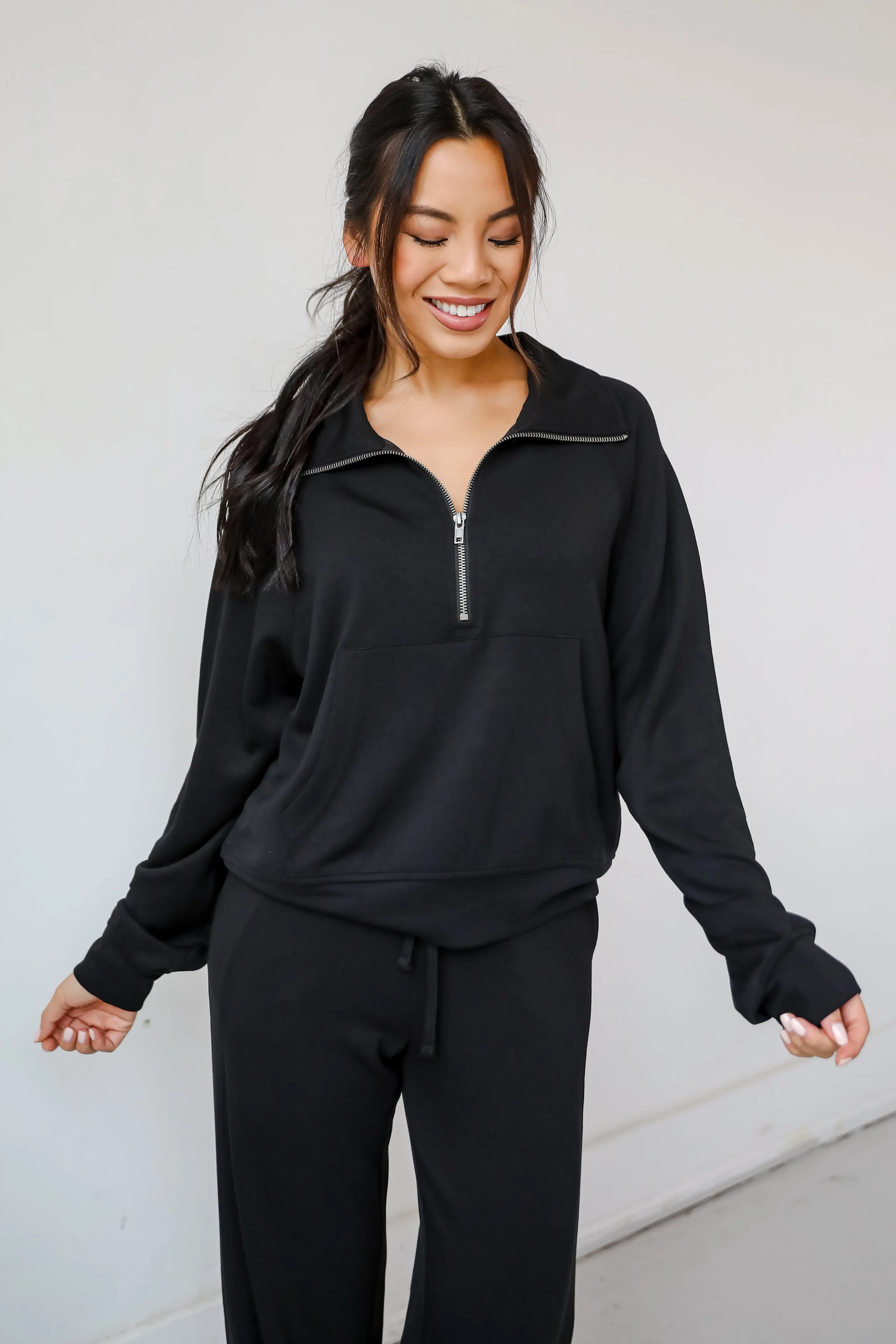 Essential Comfort Quarter Zip Pullover - DOORBUSTER