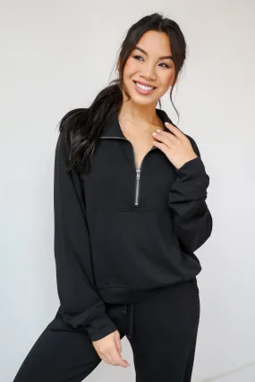 Essential Comfort Quarter Zip Pullover - DOORBUSTER