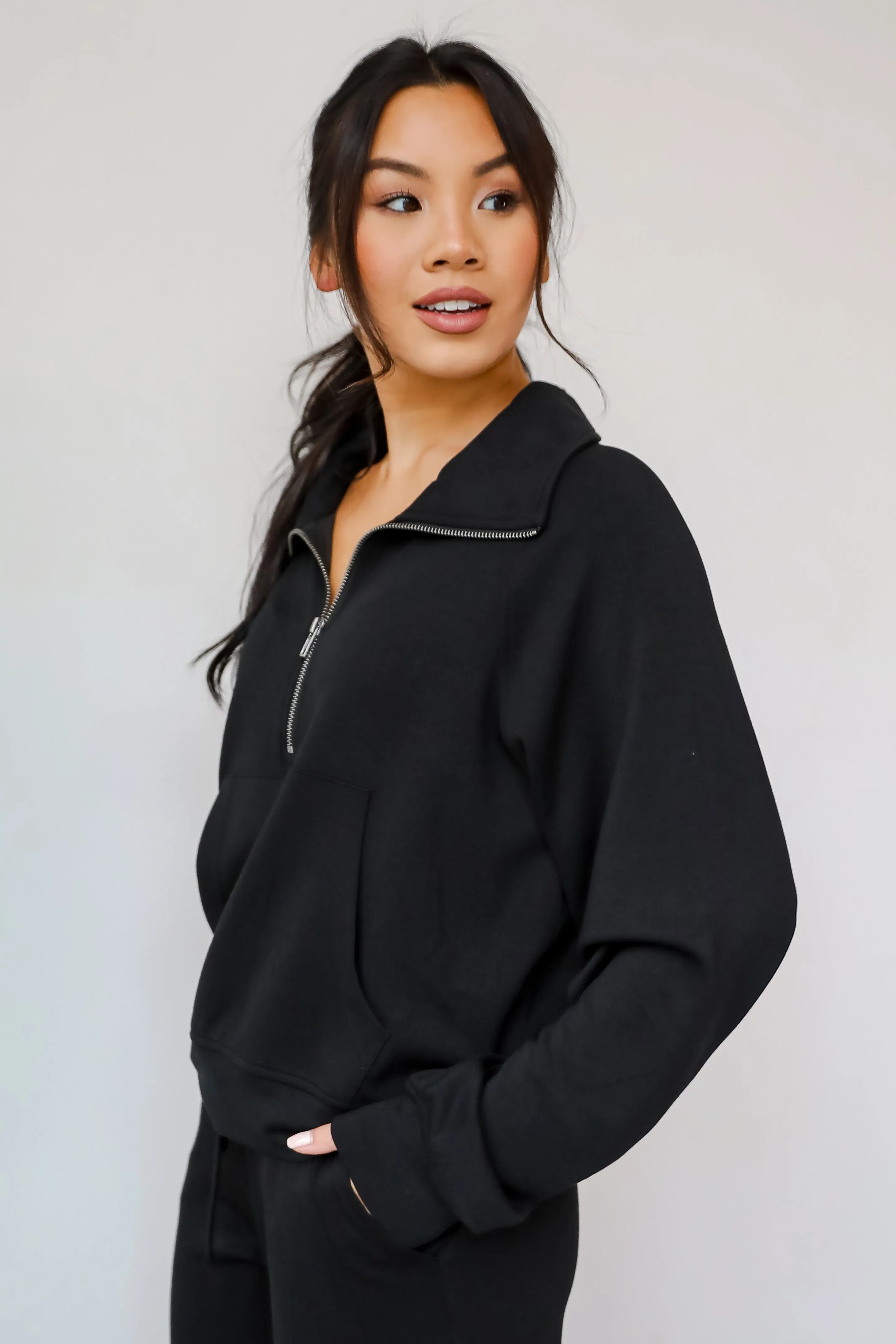 Essential Comfort Quarter Zip Pullover - DOORBUSTER