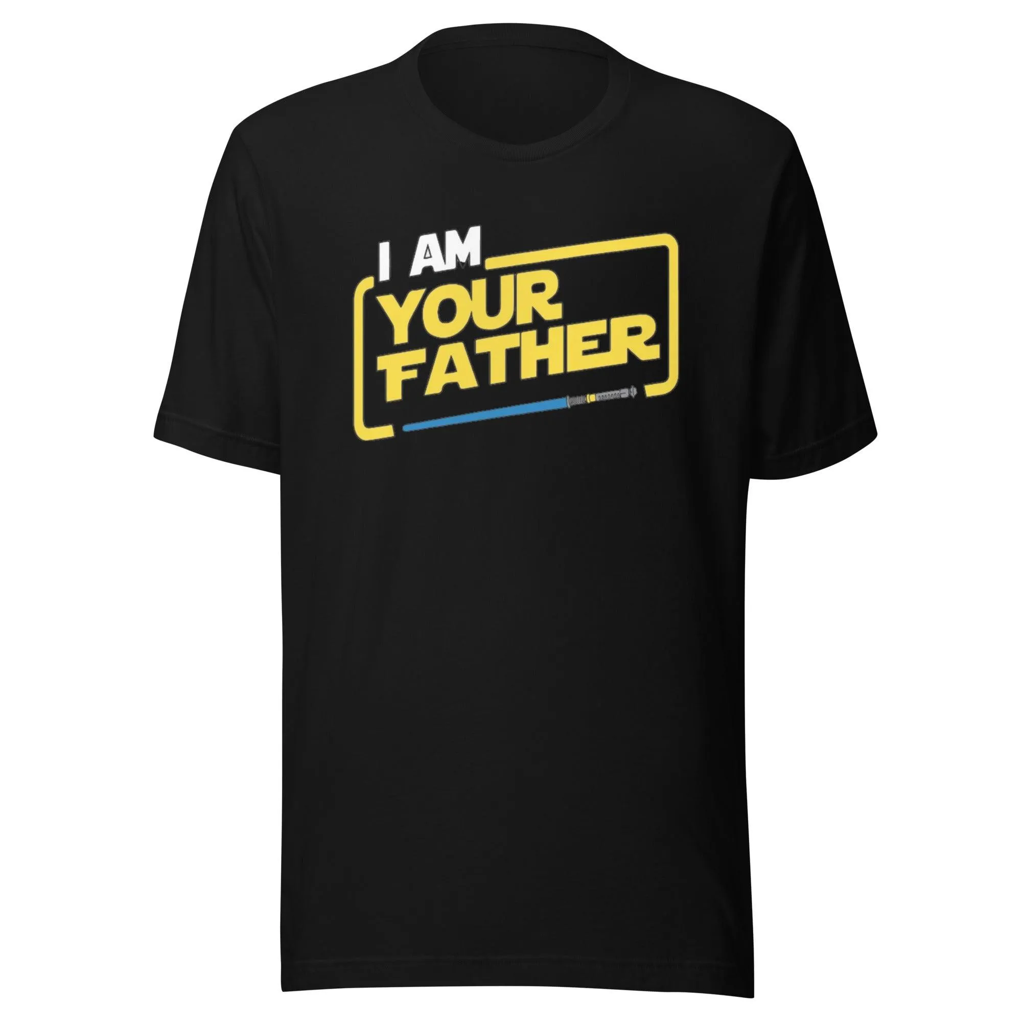 Father's Day T-Shirt I Am Your Father Short Sleeve Ultra Soft Cotton Crew Neck Top