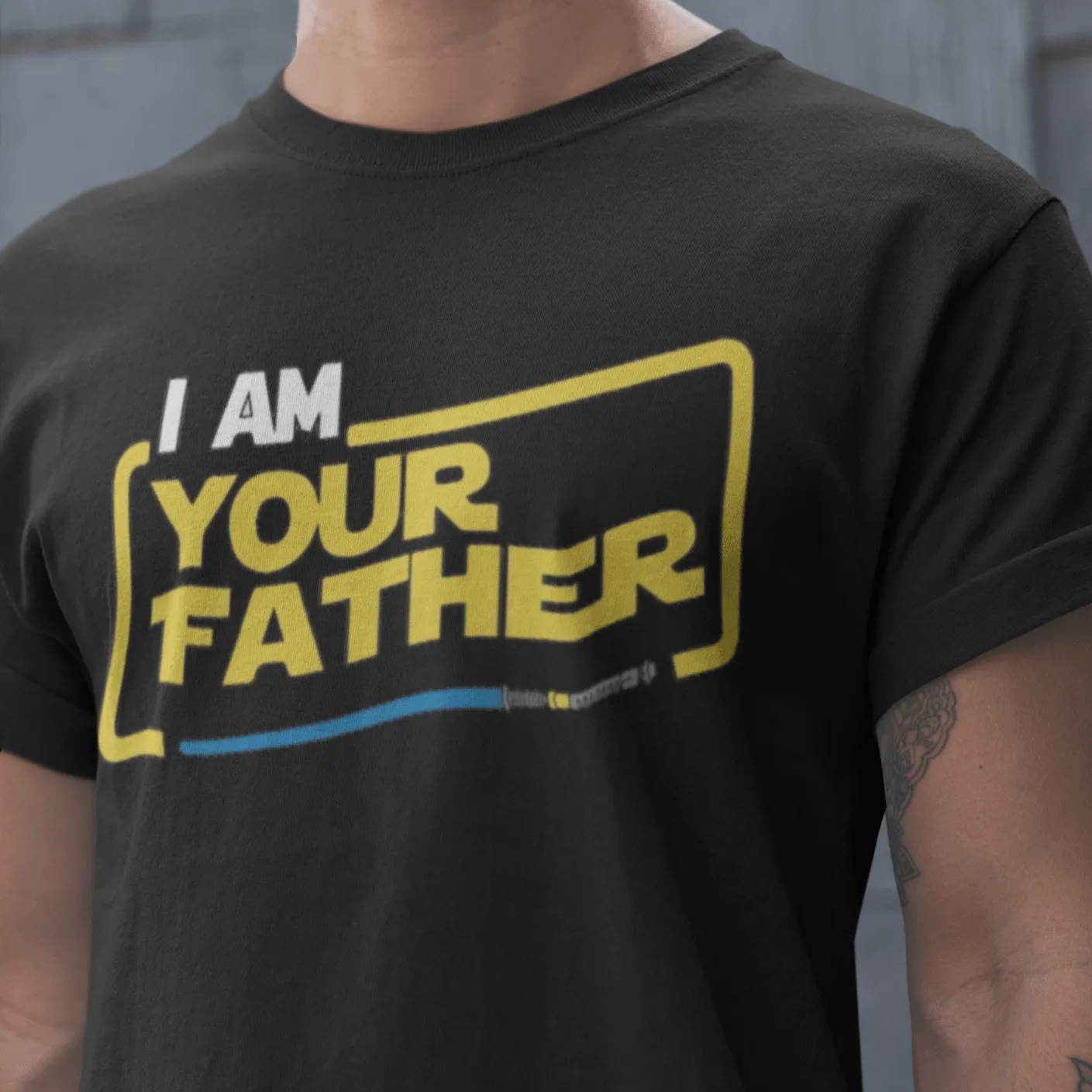 Father's Day T-Shirt I Am Your Father Short Sleeve Ultra Soft Cotton Crew Neck Top