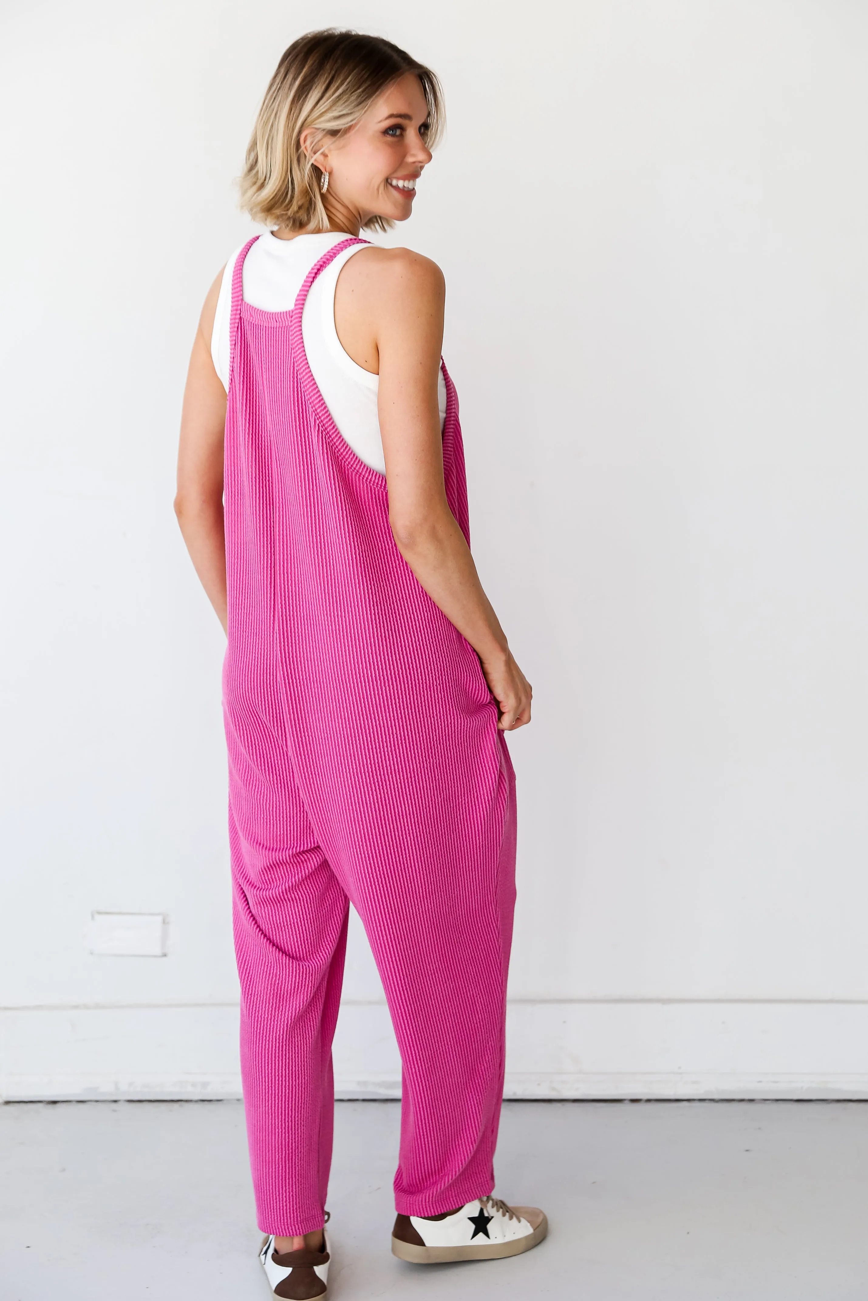 FINAL SALE - Born To Lounge Corded Jumpsuit