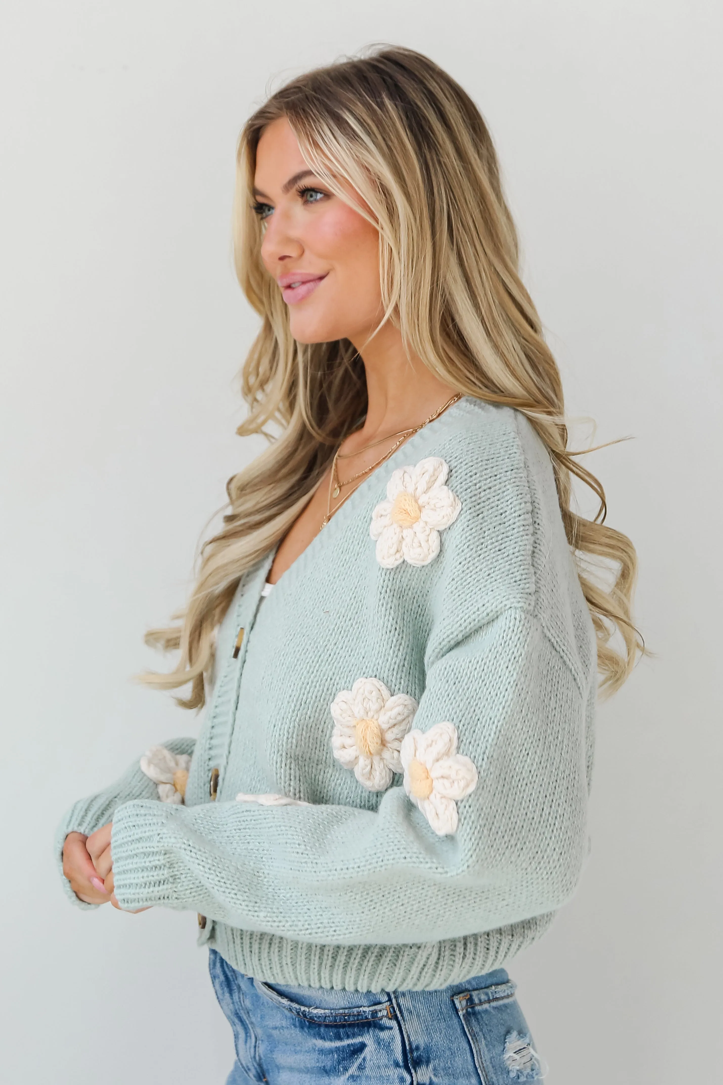 FINAL SALE - Total Sweetheart Floral Sweater Cardigan