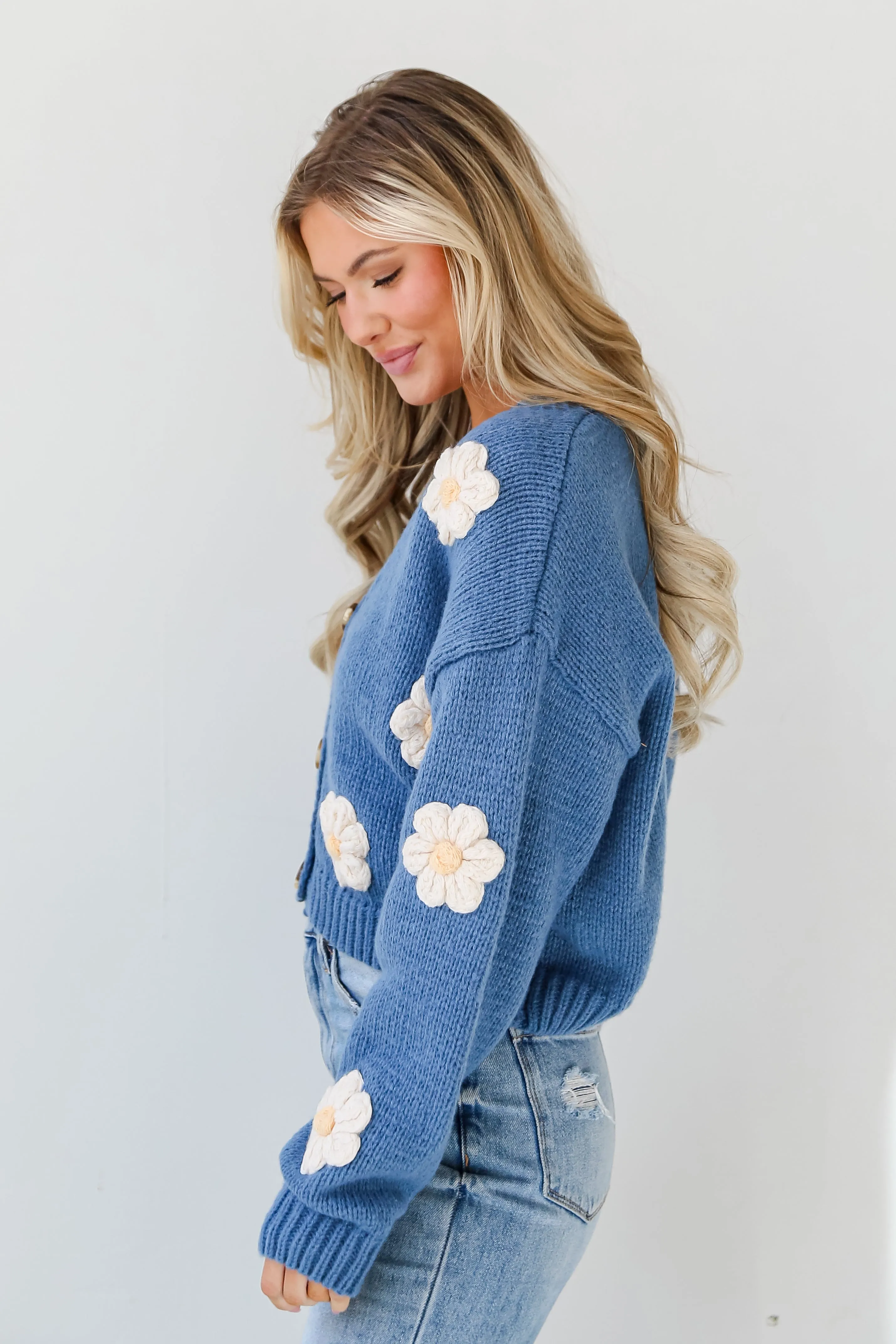 FINAL SALE - Total Sweetheart Floral Sweater Cardigan