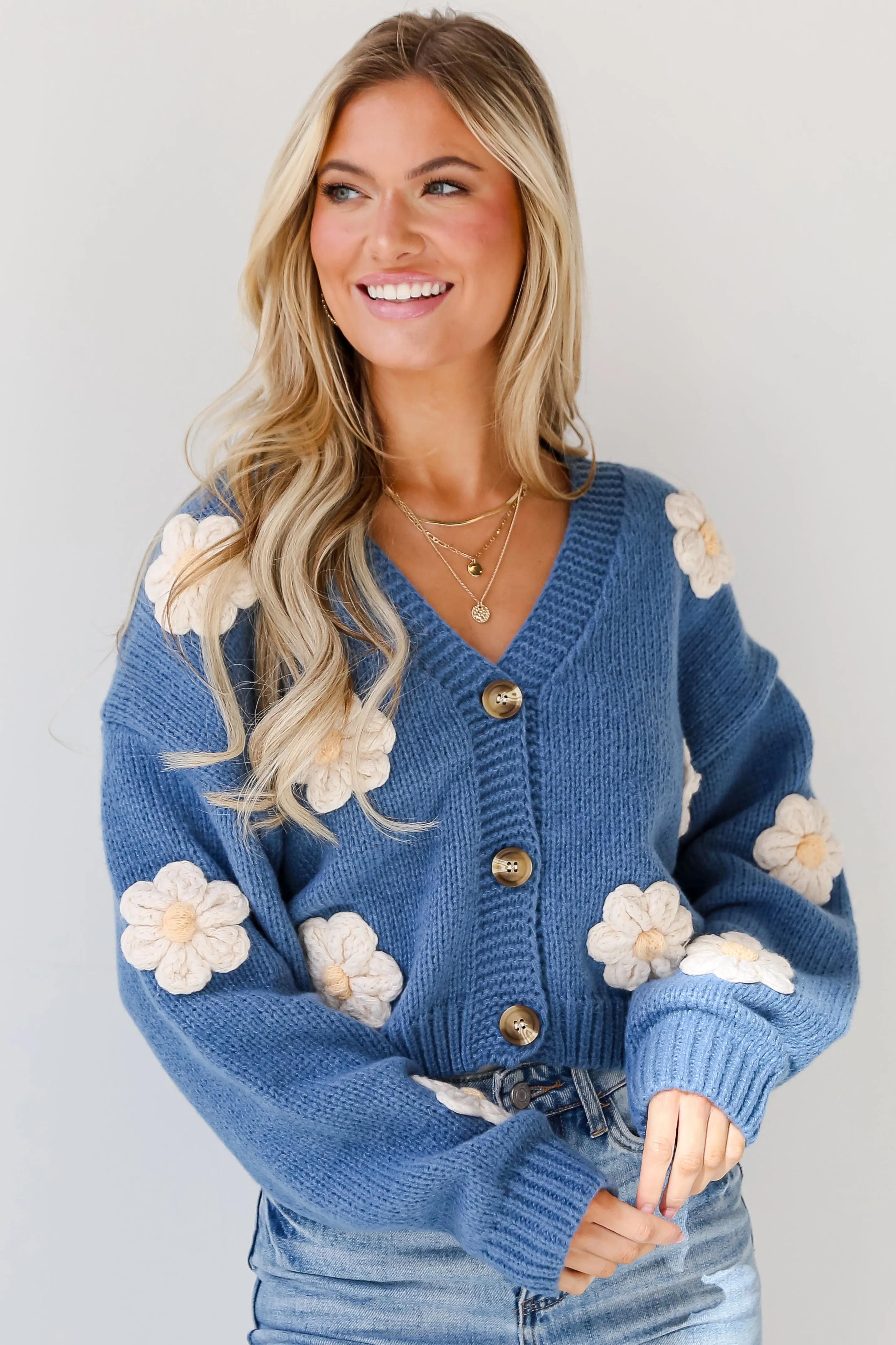 FINAL SALE - Total Sweetheart Floral Sweater Cardigan