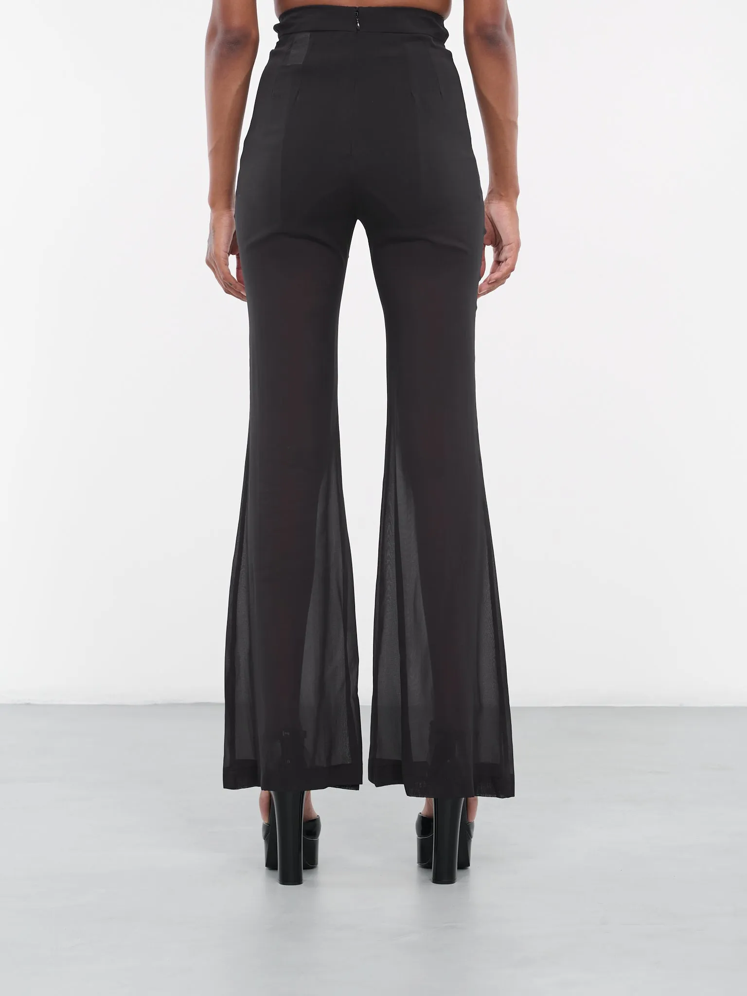 Flared Trousers (FTCY1T-FU1AT-BLACK)