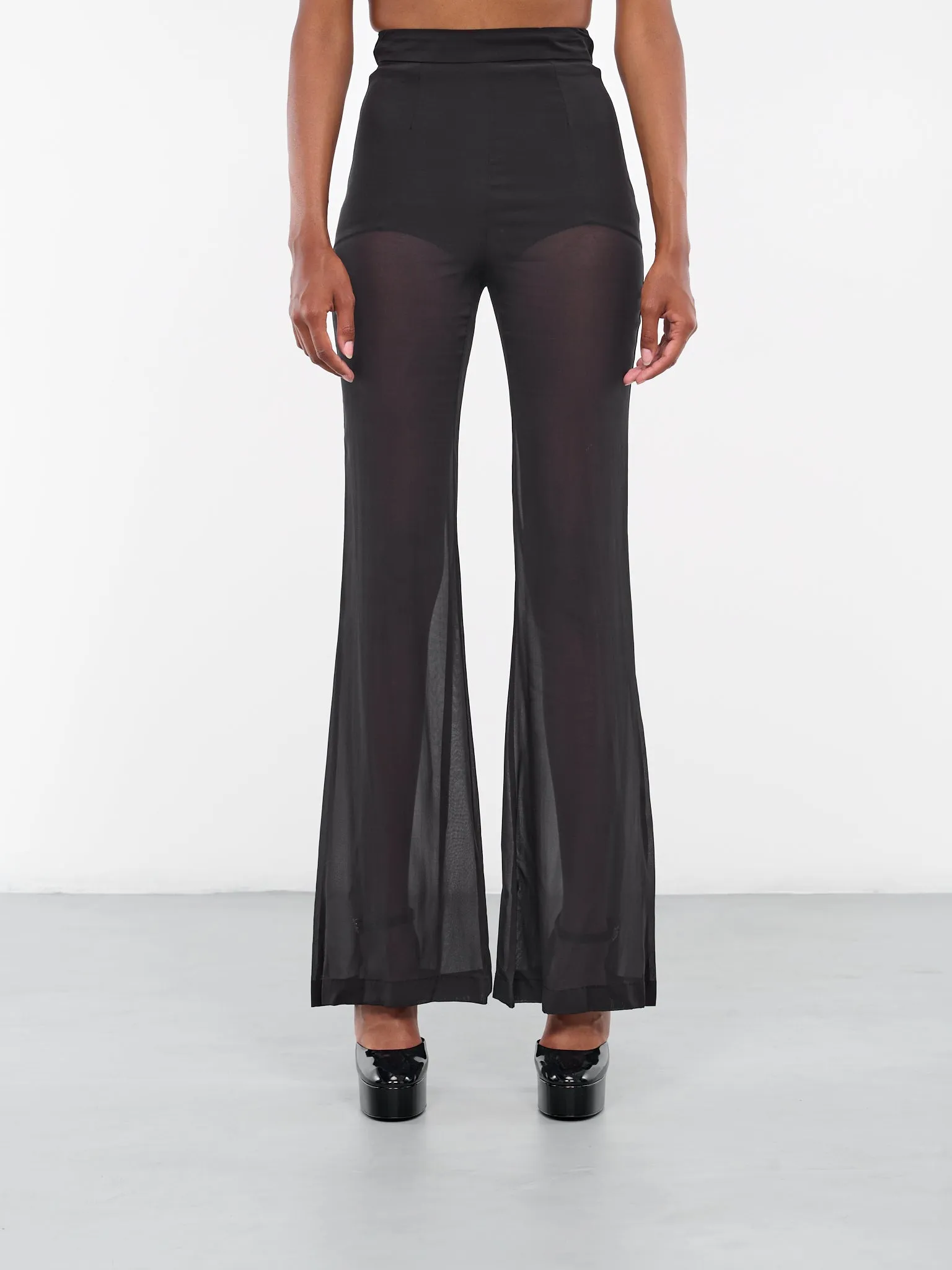 Flared Trousers (FTCY1T-FU1AT-BLACK)