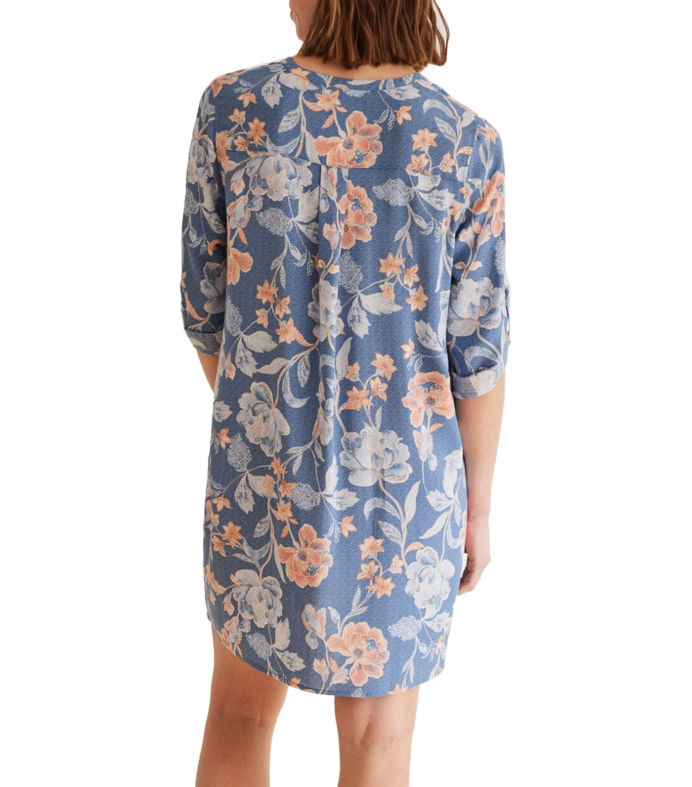 Floral Camisole Dress Blue