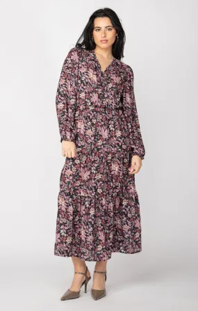 Floral Wrap Maxi Dress