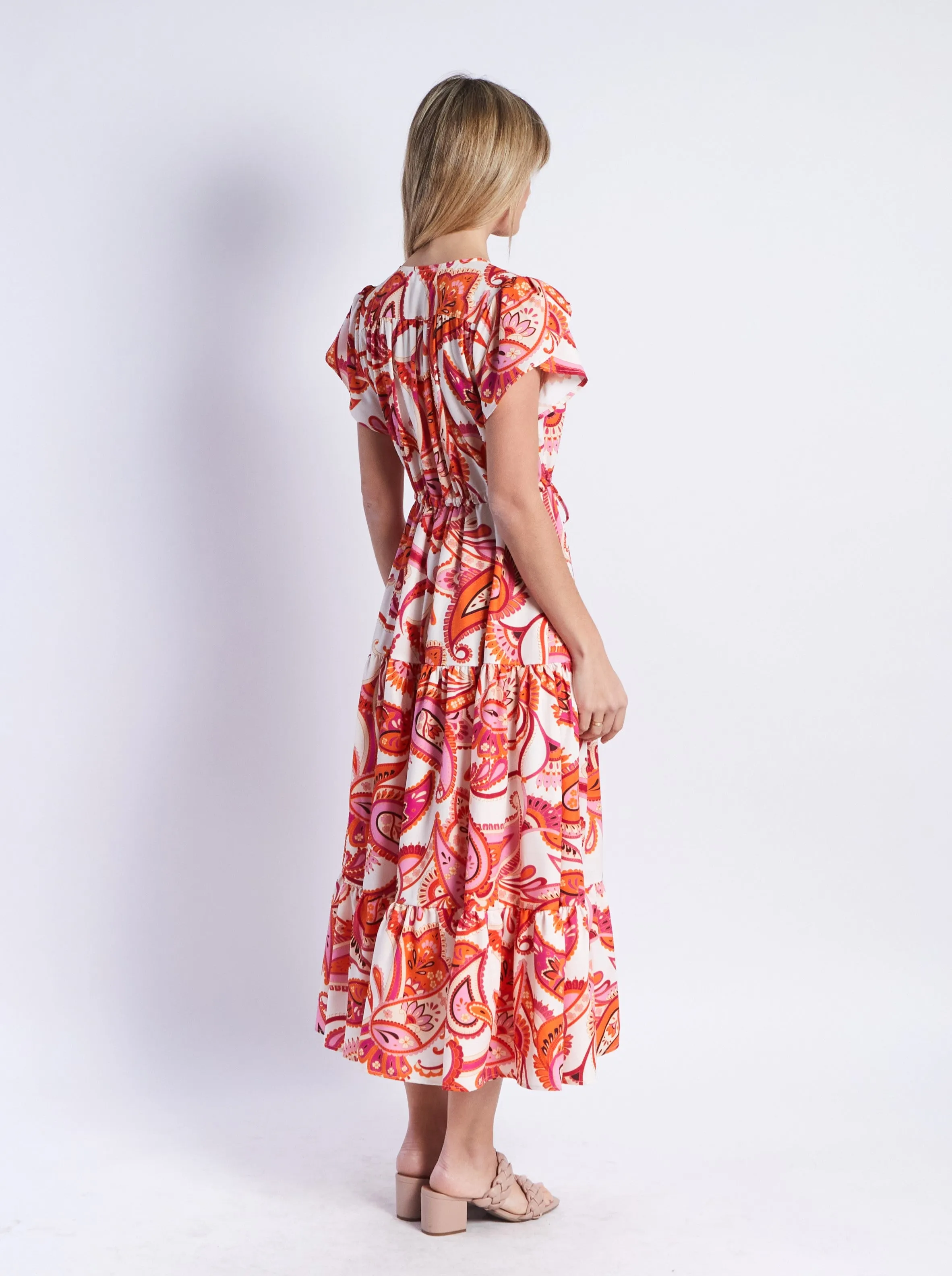 Florence Dress - Pink Print