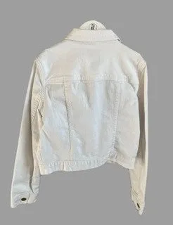 GAPKIDS WHITE DENIM JACKET (SZ XL)