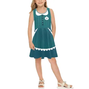 Ghost Host Girls' Sleeveless Character Sundress