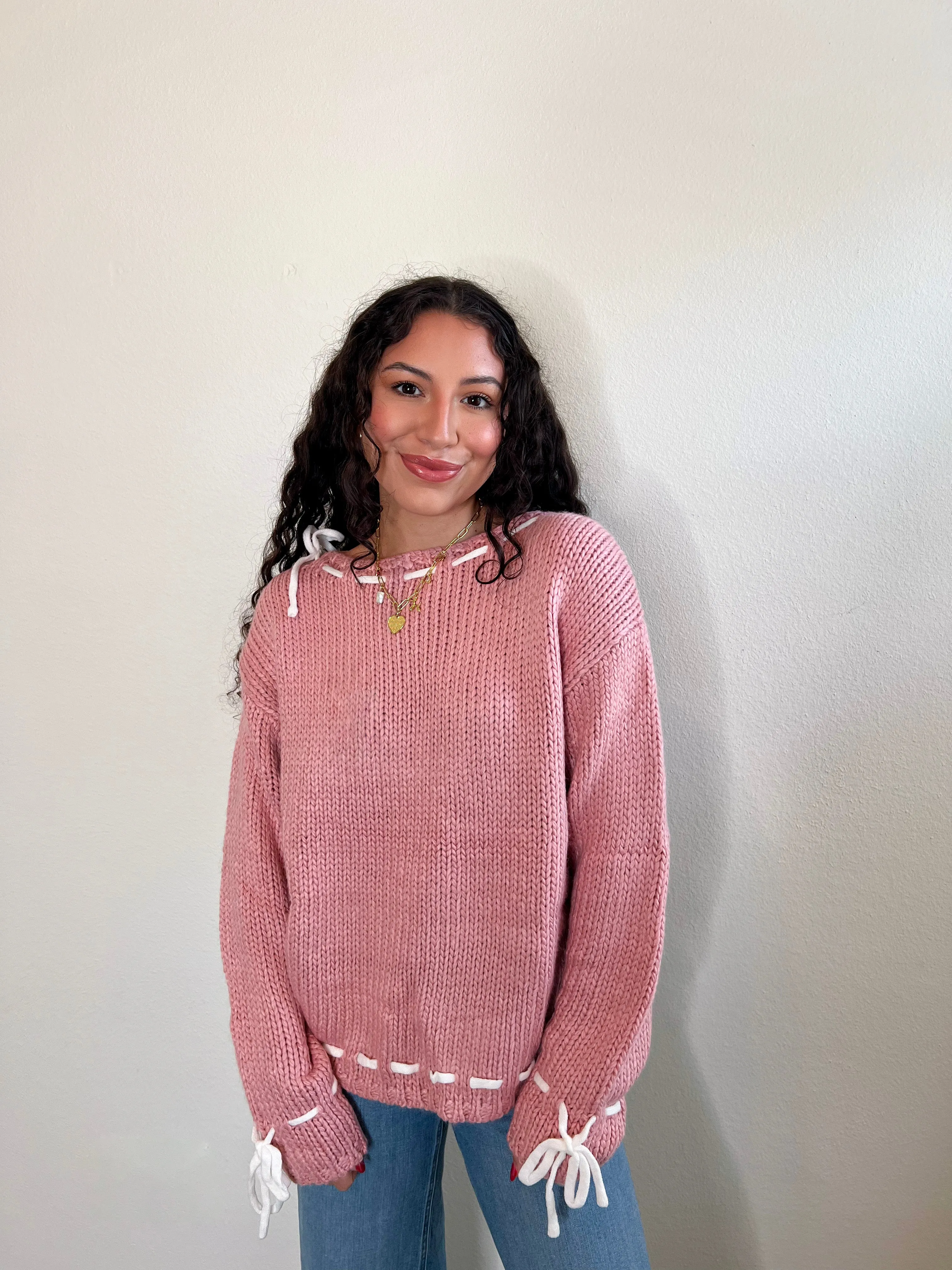 Gigi Pink Sweater