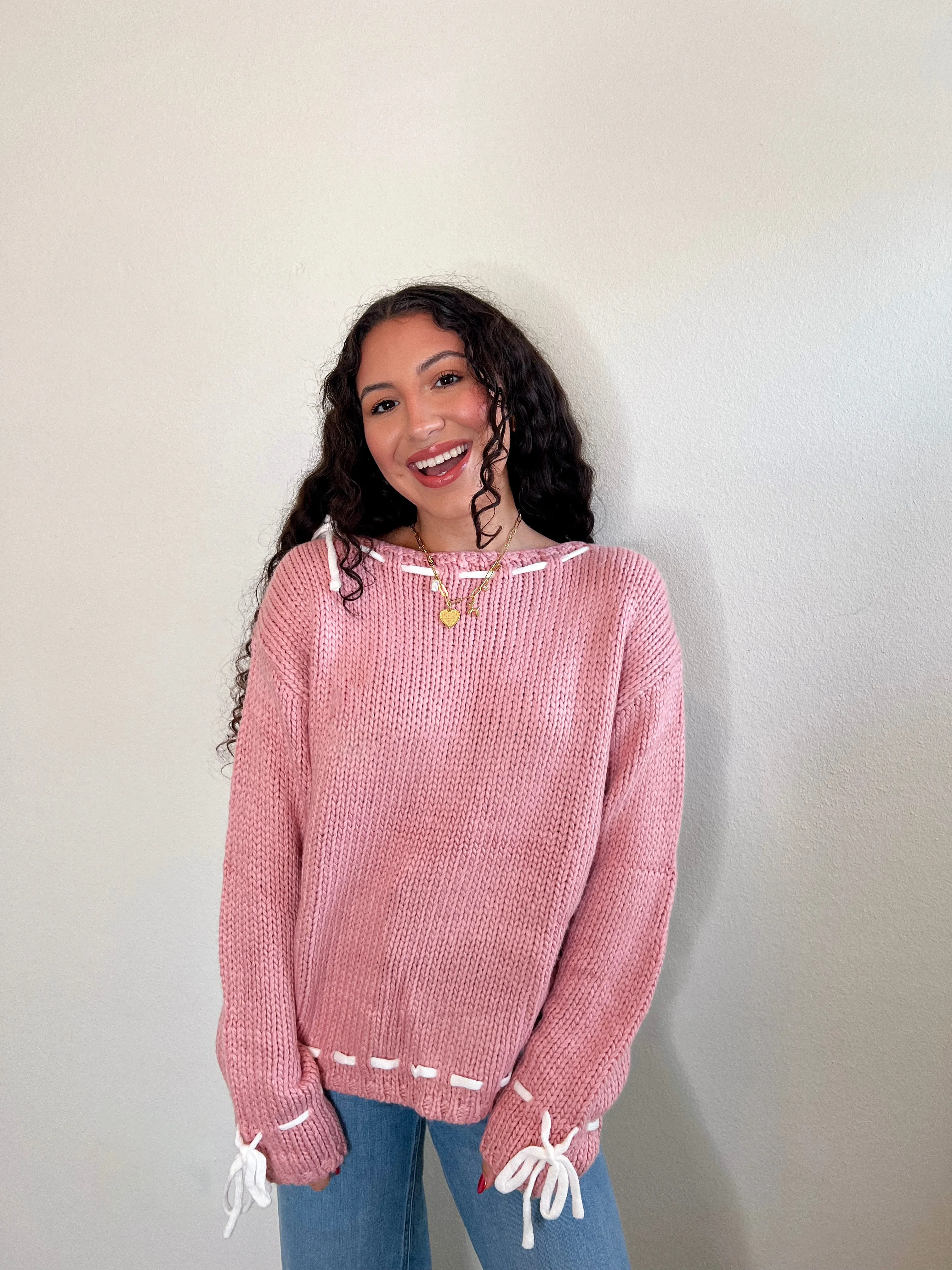 Gigi Pink Sweater