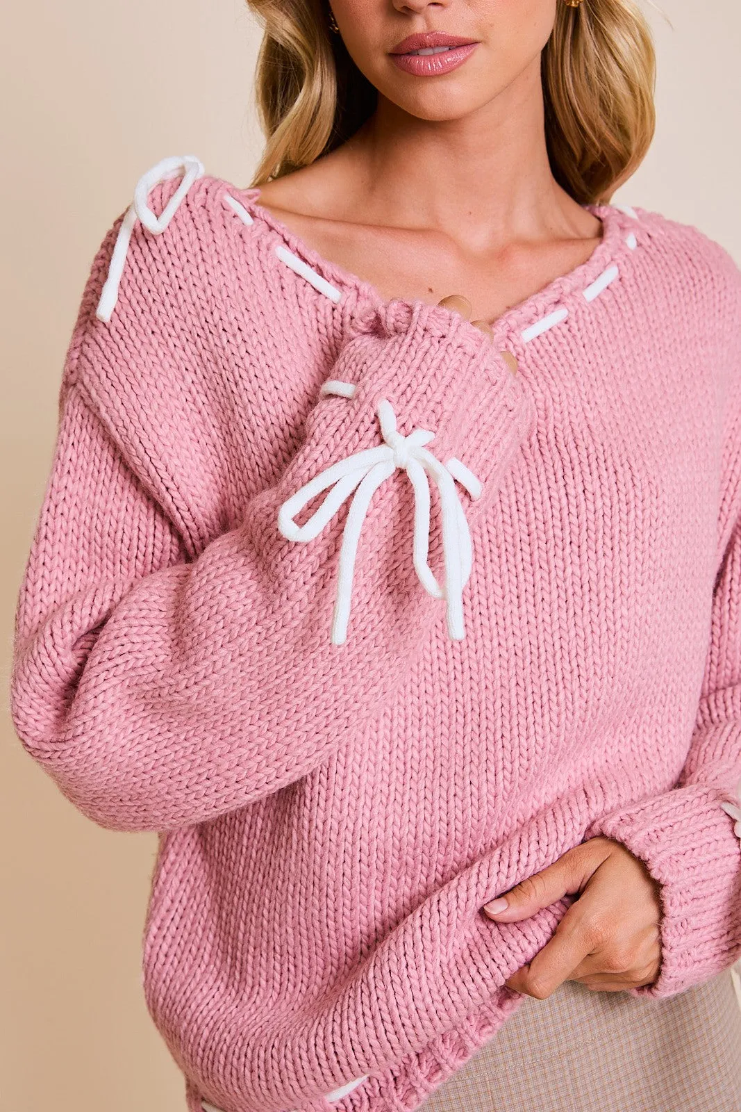 Gigi Pink Sweater