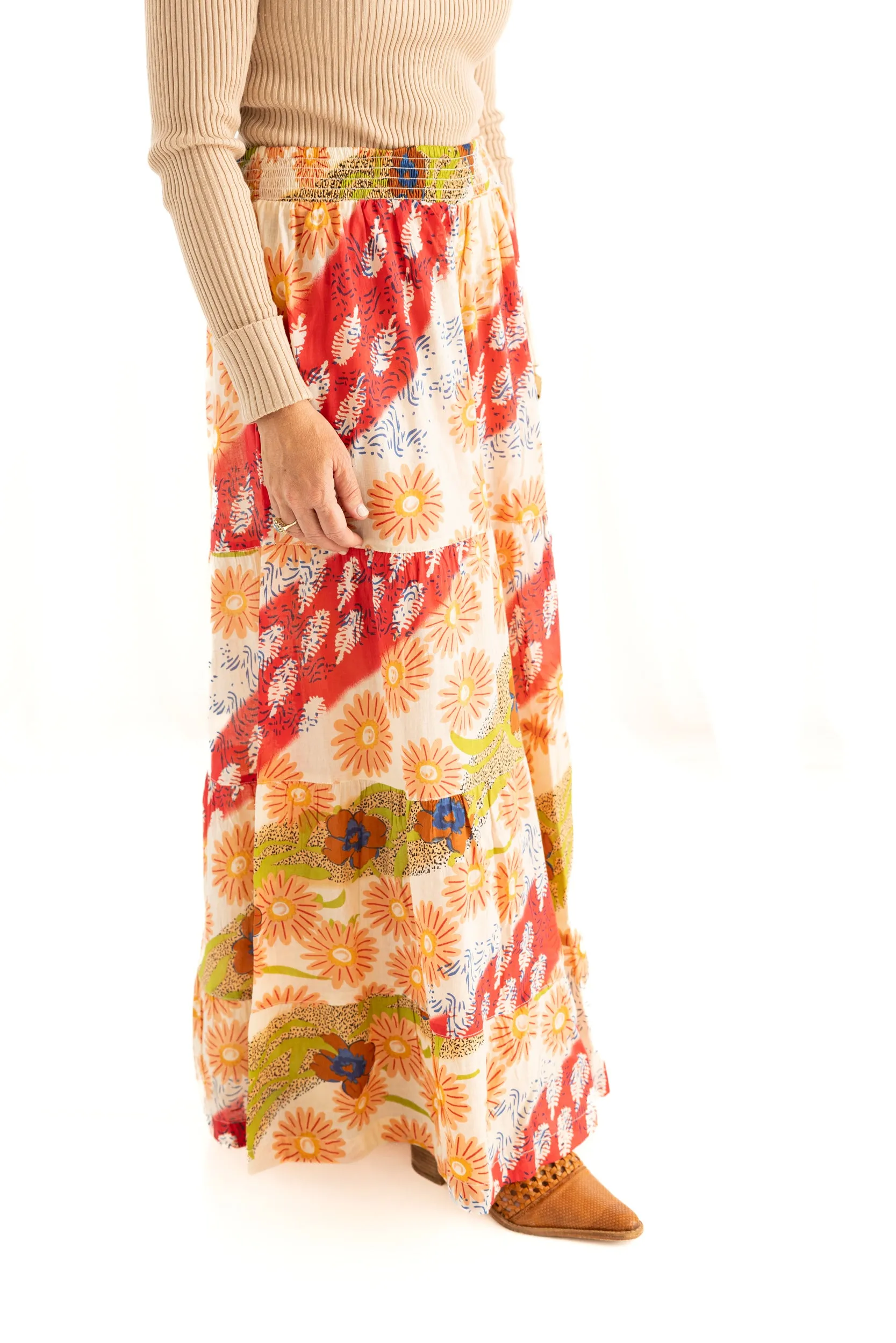 Go with the Flow Floral Wide Leg Pant