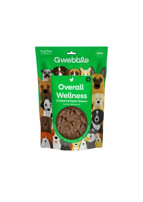 Gwebble Dog Treats Overall Wellness Super Greens 140g