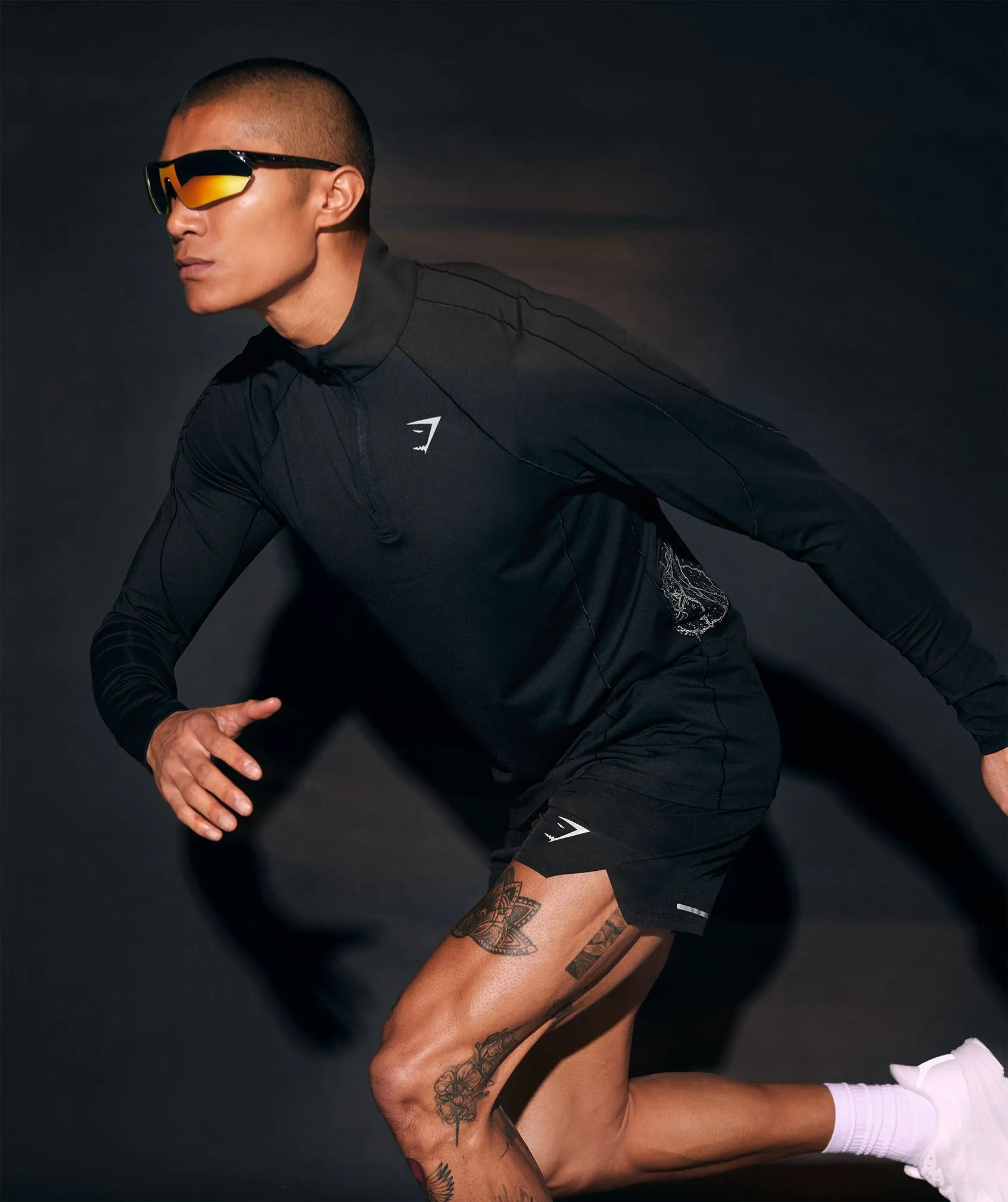 Gymshark Speed 1/4 Zip - Black