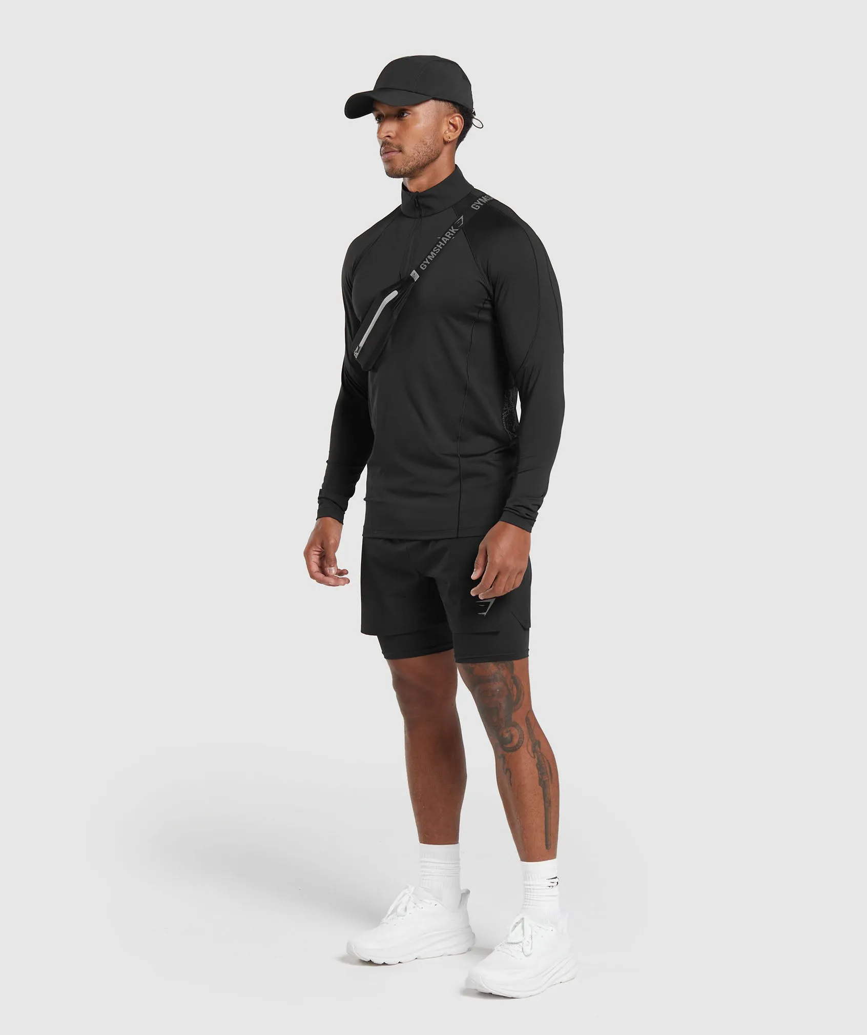 Gymshark Speed 1/4 Zip - Black