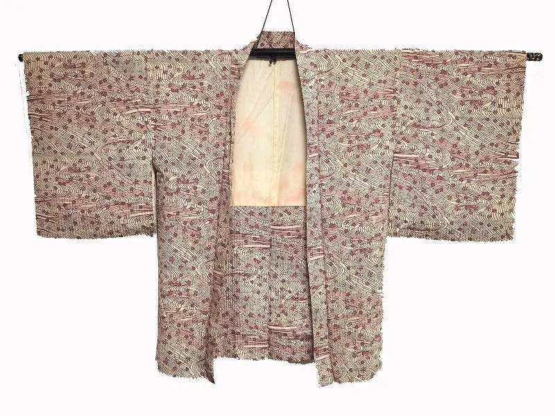 ha0065 haori - haorijJacket -   Japanese vintage jacket silk