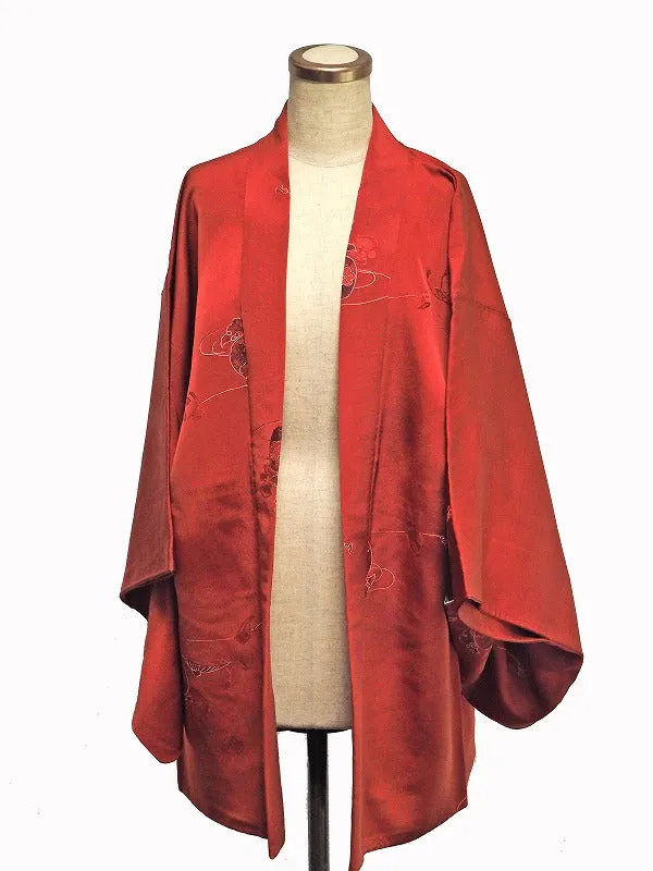 ha0071 haori - haorijJacket -   Japanese vintage jacket silk