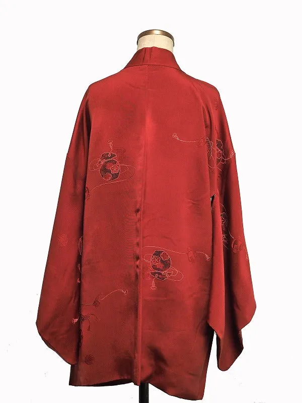 ha0071 haori - haorijJacket -   Japanese vintage jacket silk