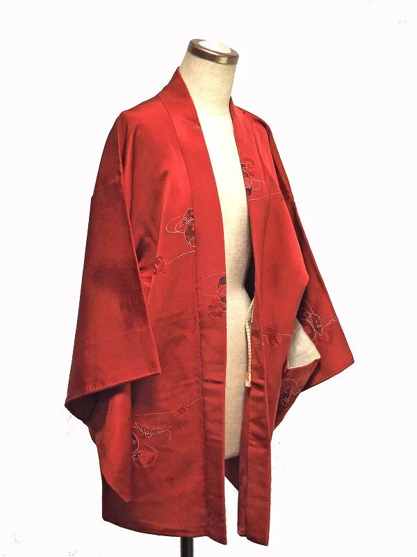 ha0071 haori - haorijJacket -   Japanese vintage jacket silk