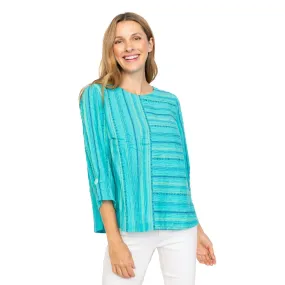 Habitat Coastal Boho Button Back Pullover - 46732