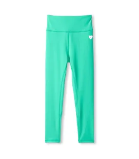 Hatley Girls Aqua Green Active Leggings