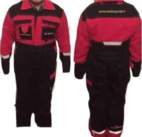 H/D Adult Red / Black Overall