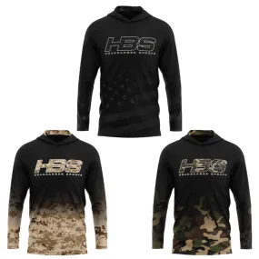 Headbanger Sports Long Sleeve Military Worlds Lightweight Hoodies (Multiple Colors)