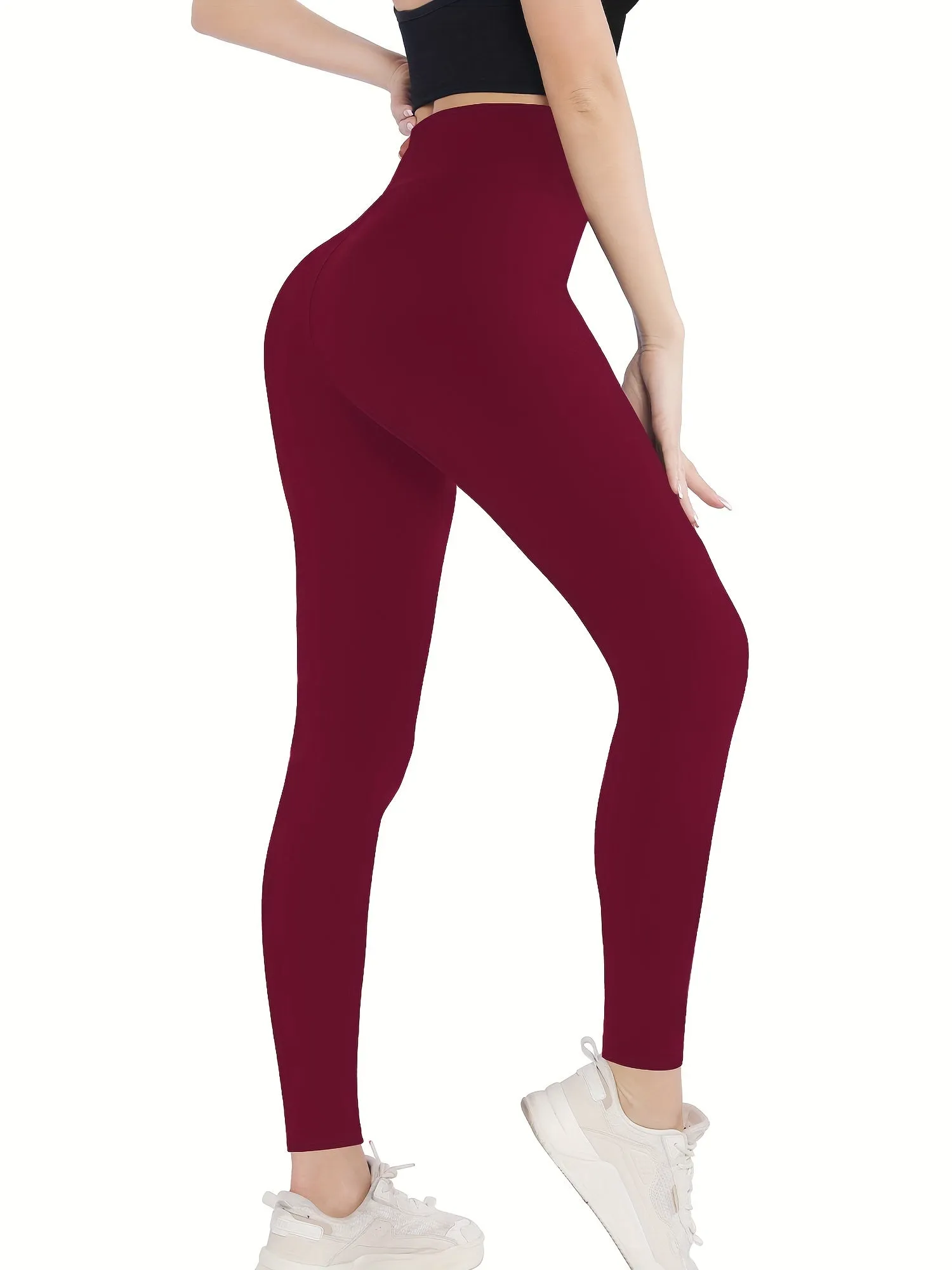 High waist skinny leggings for women  perfect for workouts