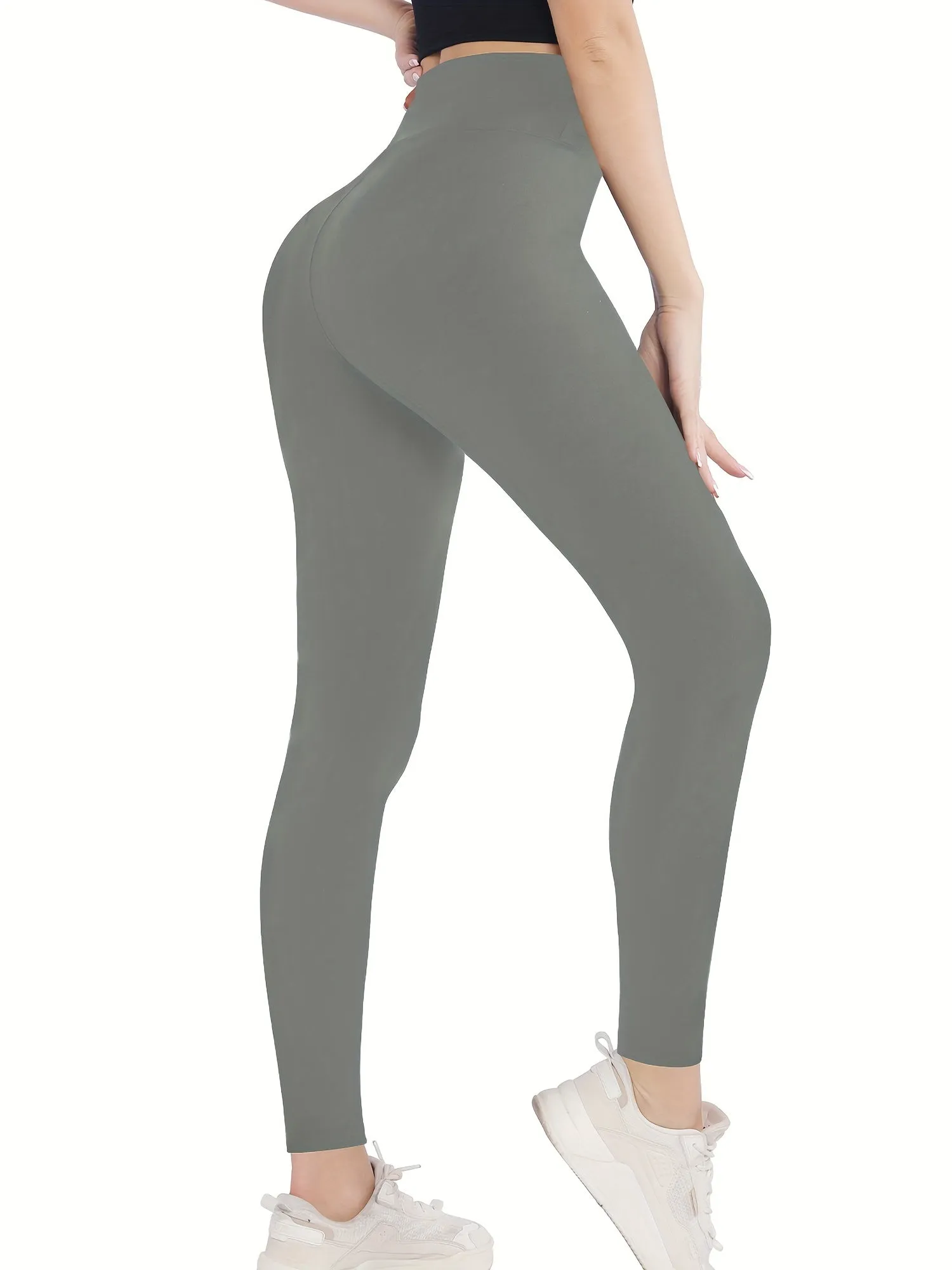 High waist skinny leggings for women  perfect for workouts