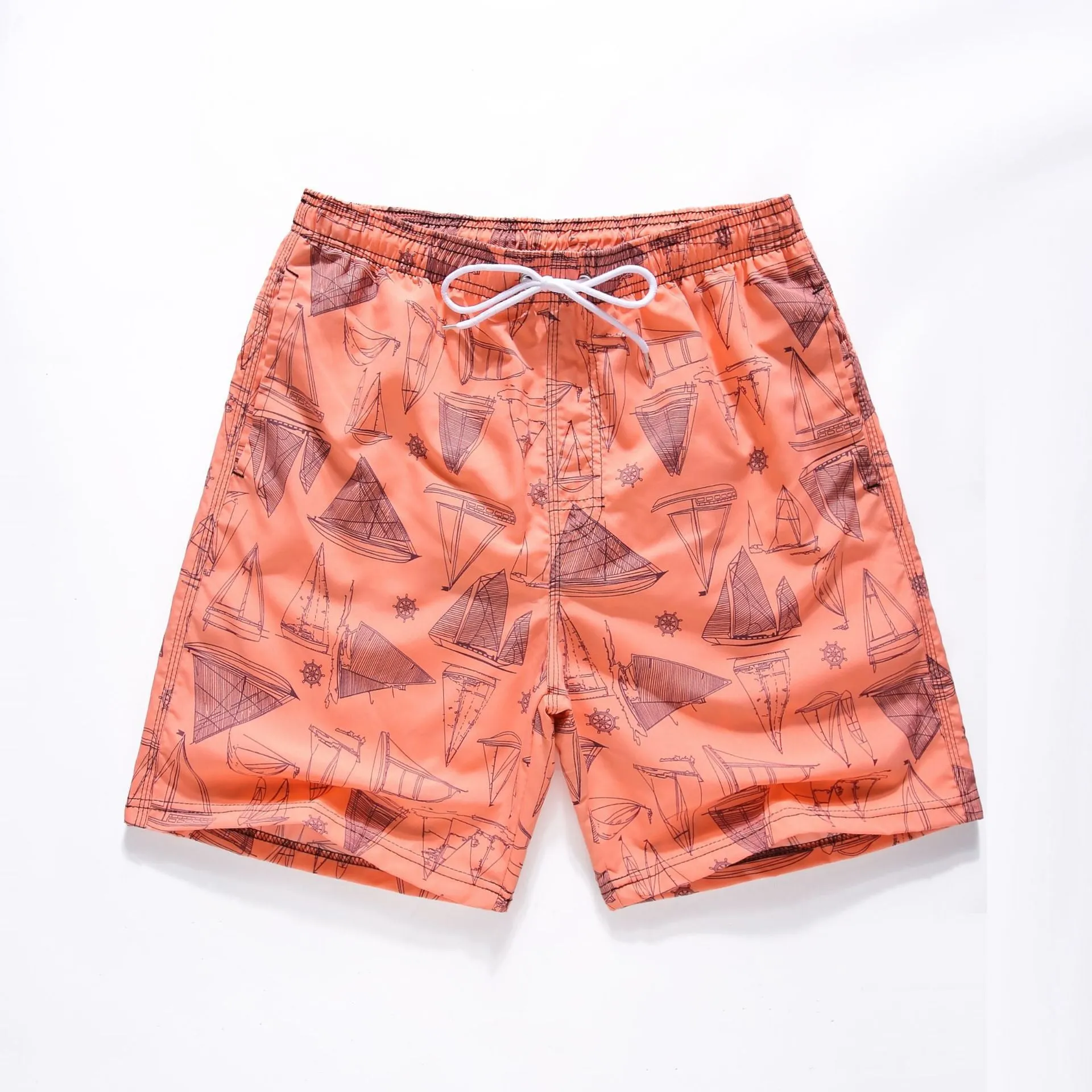 Hzori Sports Quick-Drying Beach Pants Shorts Swimming Trunks Printed Cross Oversized Casual Shorts Men