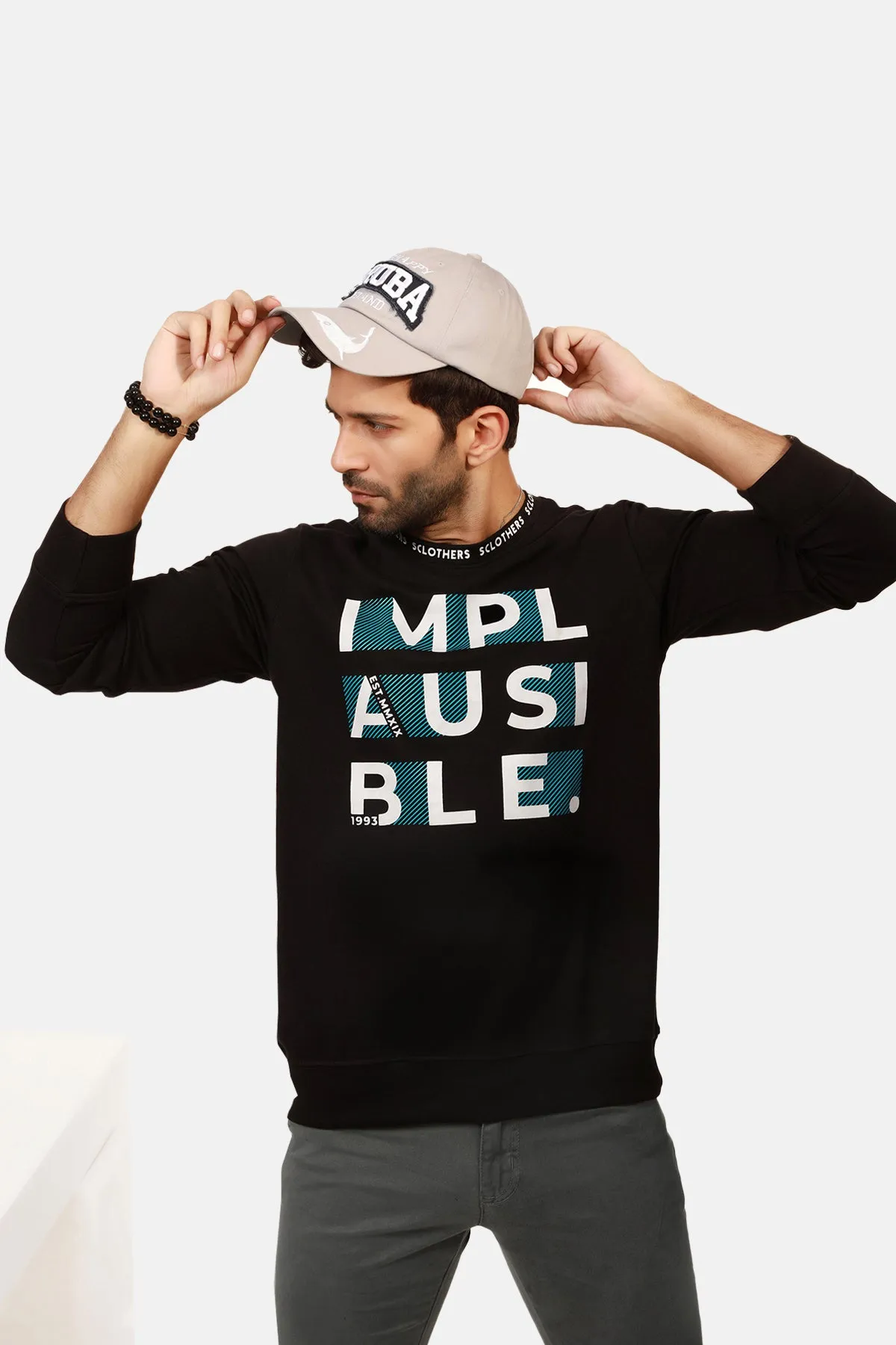 Implausible Graphic Sweatshirt - W22 - MSW041R