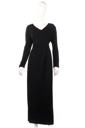 Joseph Janard Vintage Black Dress with Detailed Back UK size 12/14