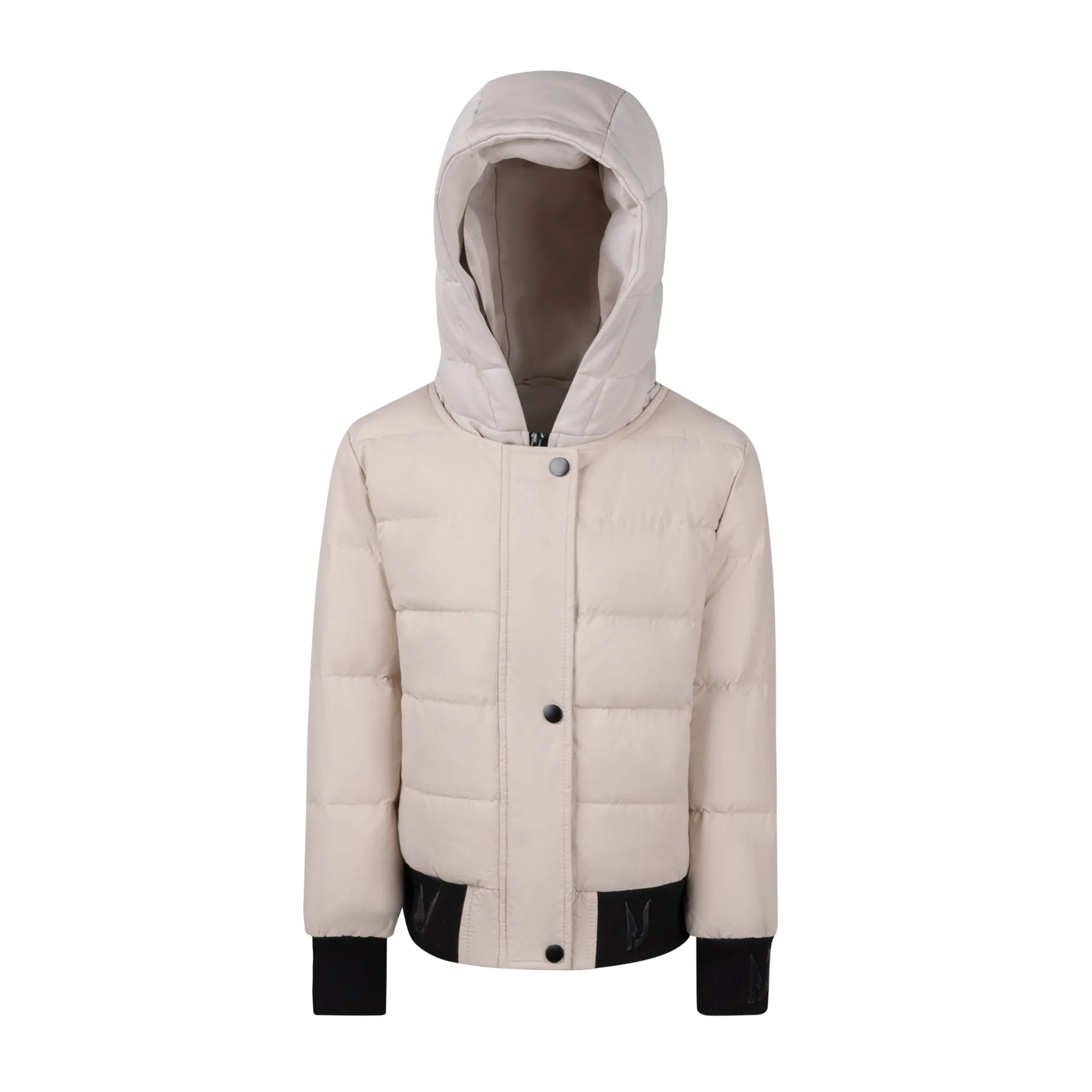 Kids Sweatshirt Coat - Tan