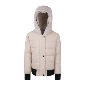 Kids Sweatshirt Coat - Tan