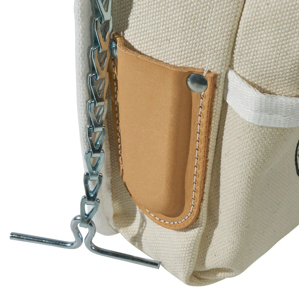 Klein 5125 Tool Pouch, 5-Pocket, Canvas