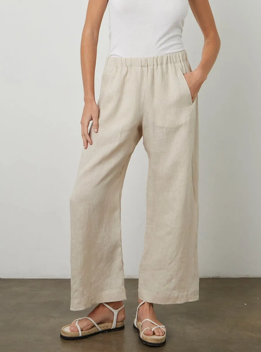 Lola | Woven Linen Pant